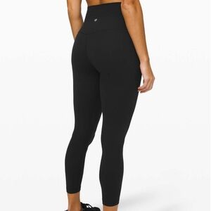 Lululemon Align High Rise Black Leggings Pant 25” Size 6